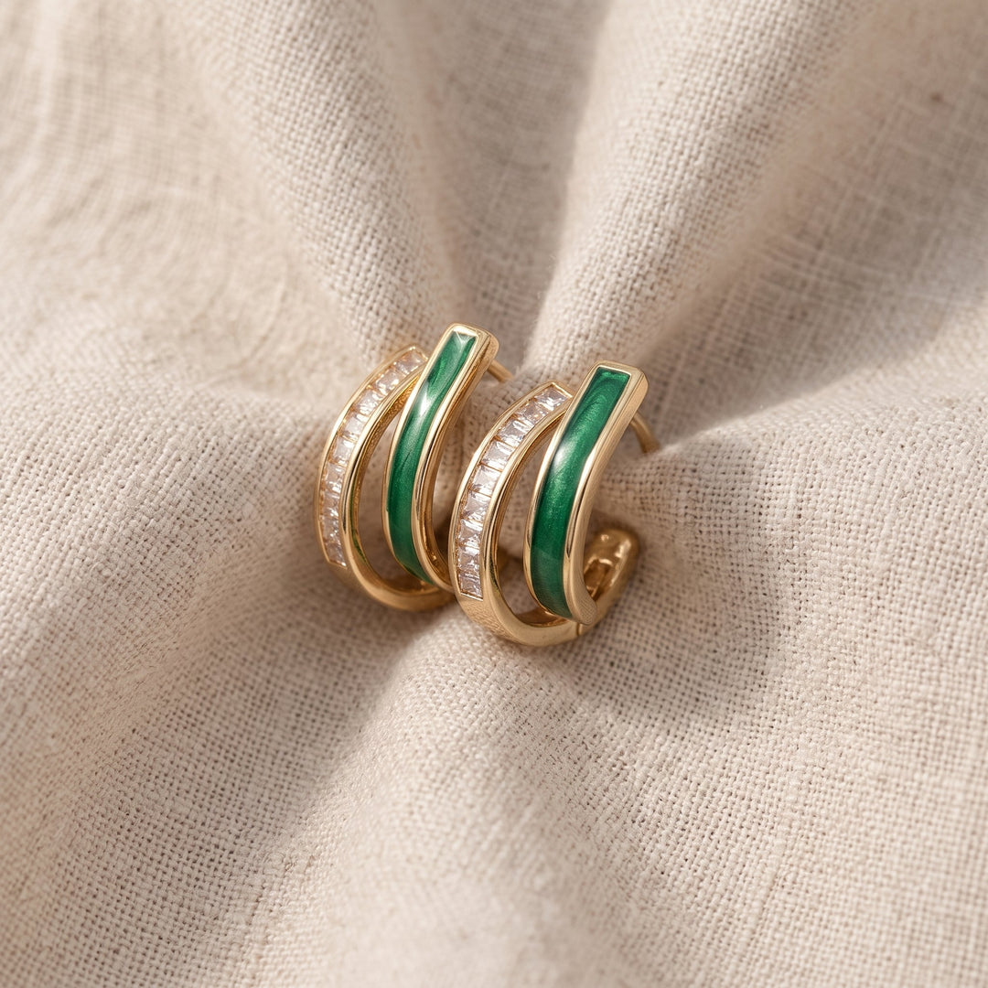 Auskarai Chloé Feuillage | Auksinė spalva