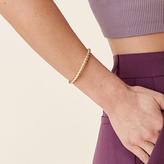 Susukta apyrankė | Paauksuota