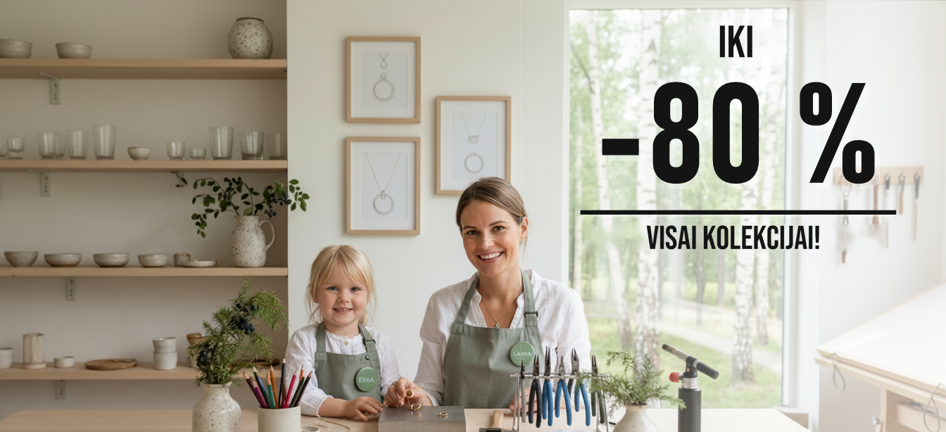 Iki -80 % visai kolekcijai